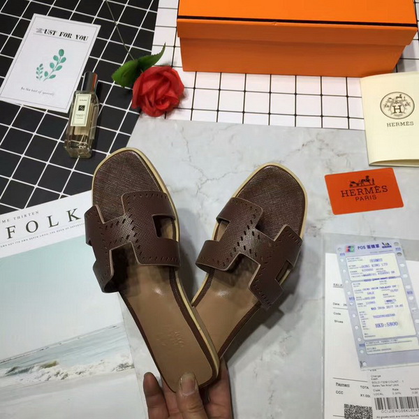 Hermes women slippers AAA-080(35-40)