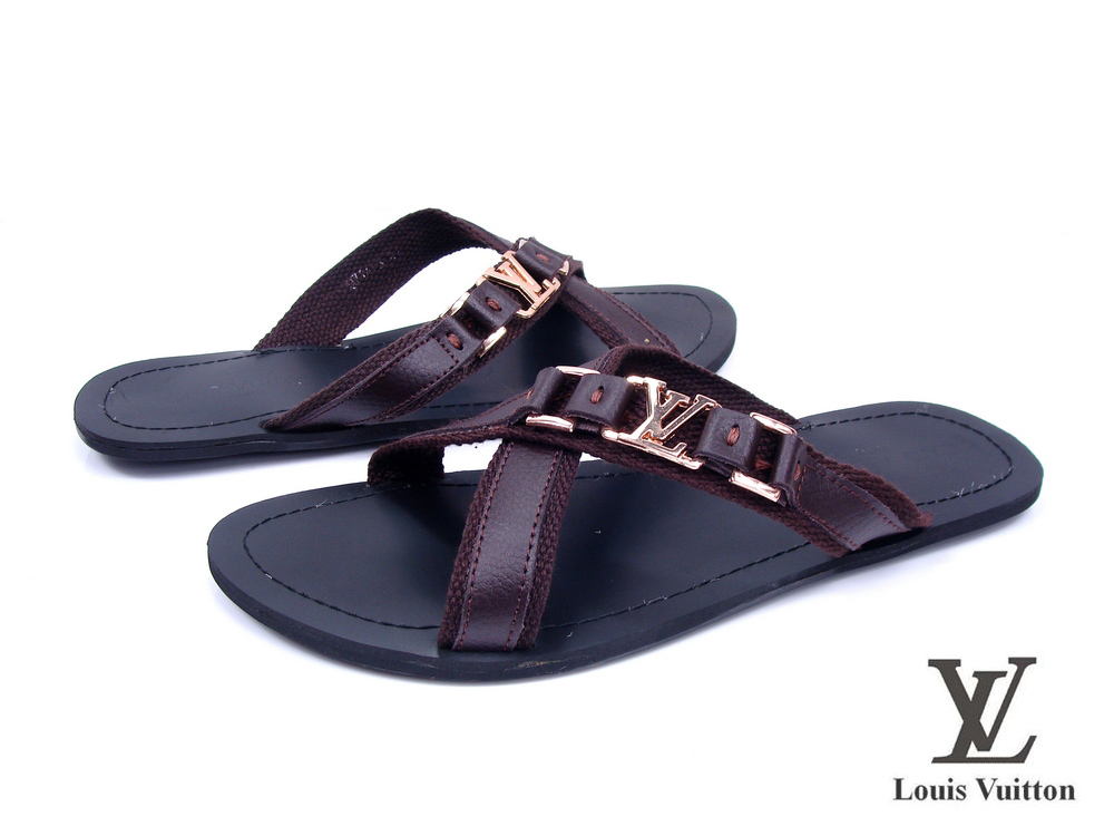 LV men slippers-035