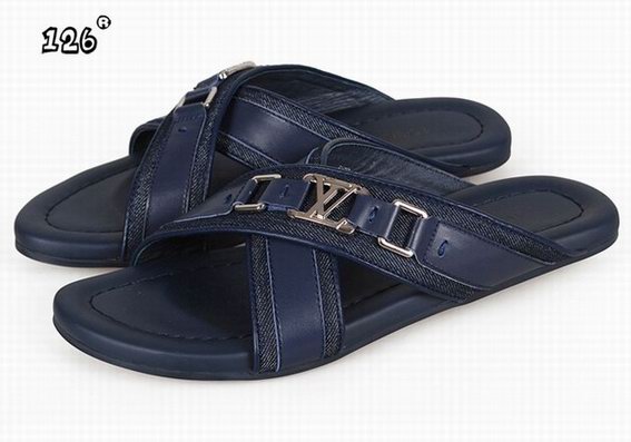 LV men slippers AAA-015