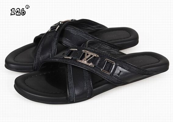 LV men slippers AAA-016