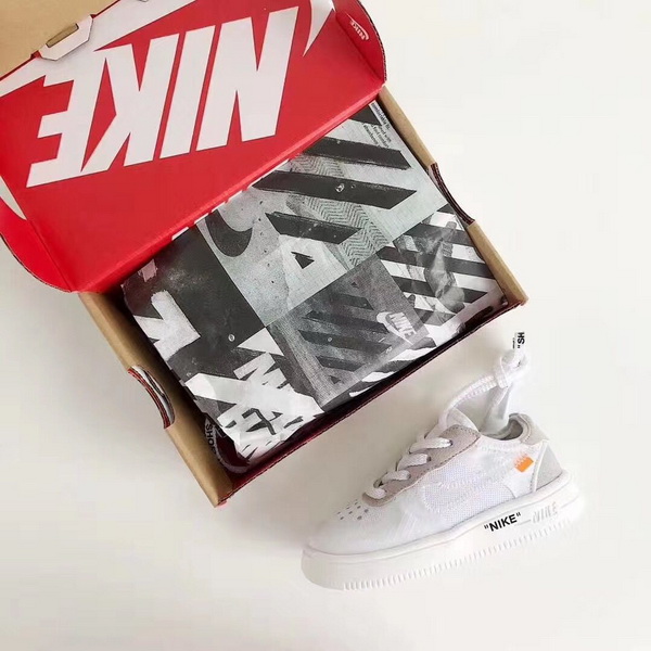 Off White x Air Force Kids Shoes-003