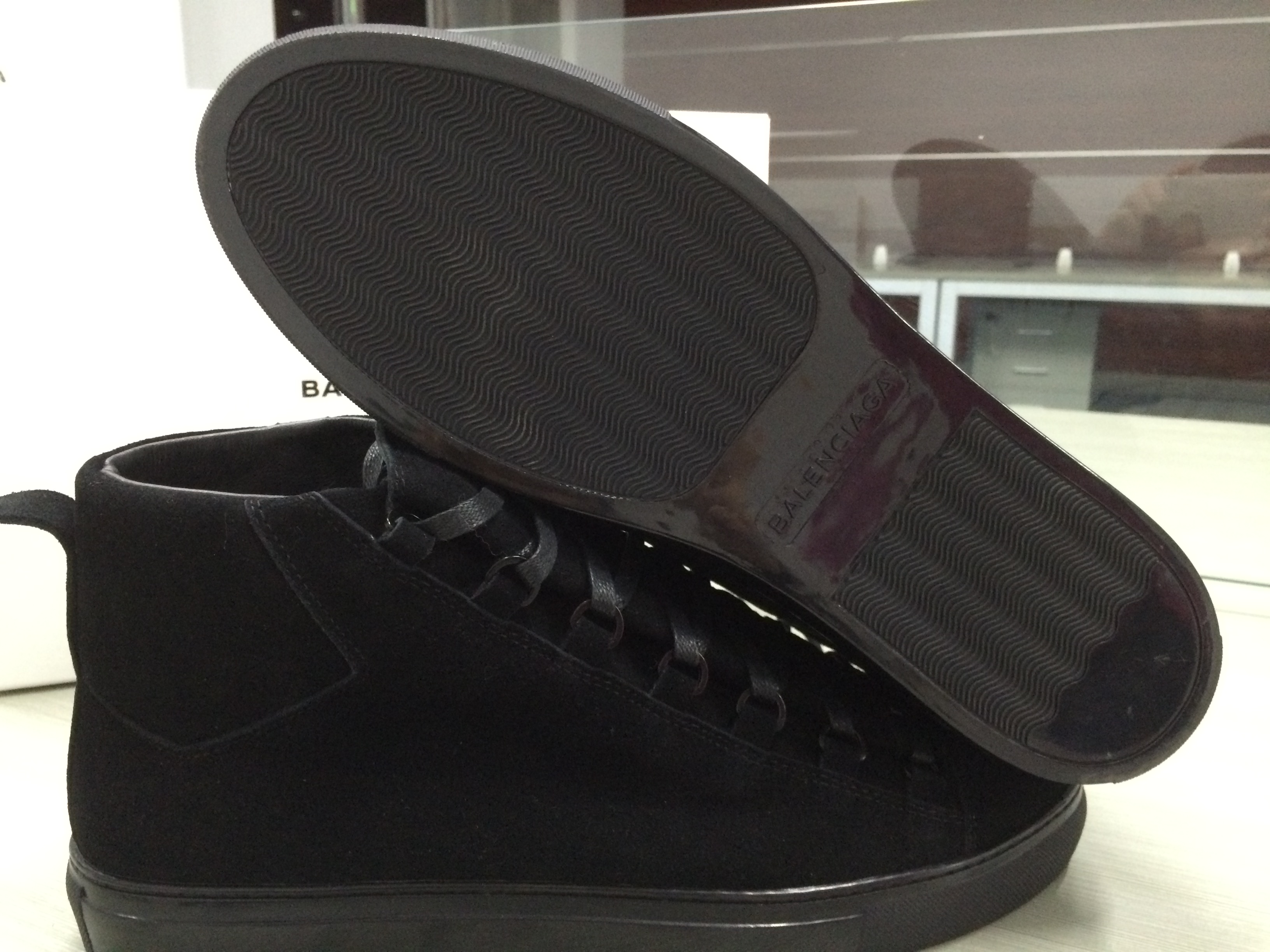 Balenciaga Arena high-top Black suede Sneaker