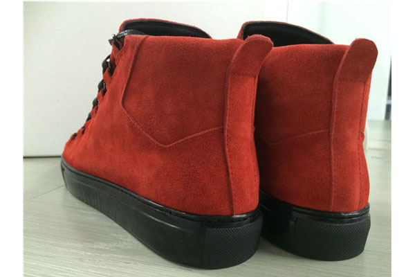 Balenciaga Arena high-top Red suede Sneaker