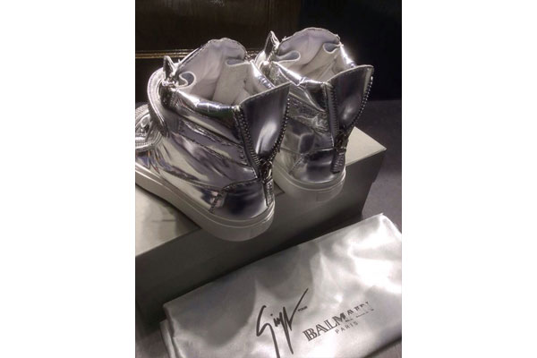 Giuseppe zanotti silver diamond Men′s Sneaker(with receipt)