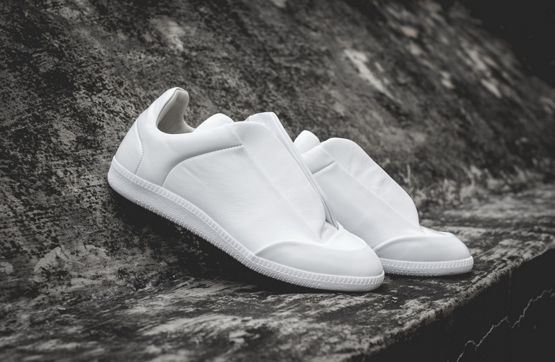 Maison Martin Margiela White Leather Future Low-Top Sneakers