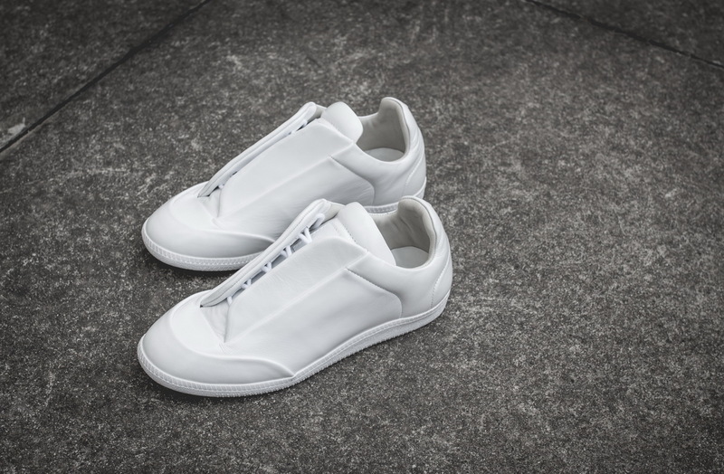 Maison Martin Margiela White Leather Future Low-Top Sneakers