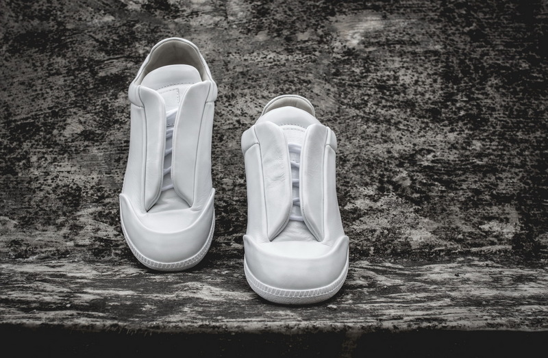 Maison Martin Margiela White Leather Future Low-Top Sneakers