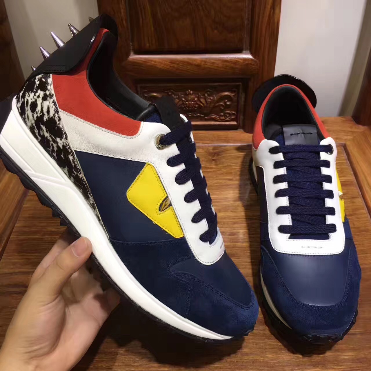 Super Max Custom High End Fendi Shoes-010