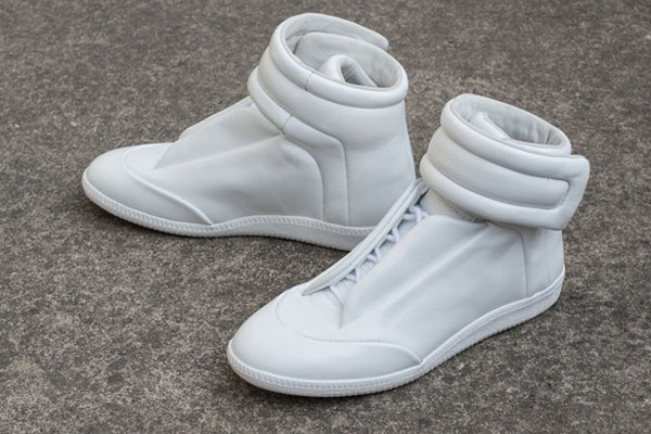 Super Max Perfect Maison Martin Margiela White Leather High-Top Sneaker for Men