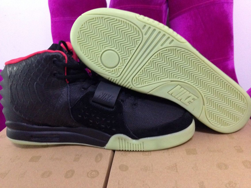 Super Max Perfect Nike Air Yeezy 2 NRG Black/Solar Red