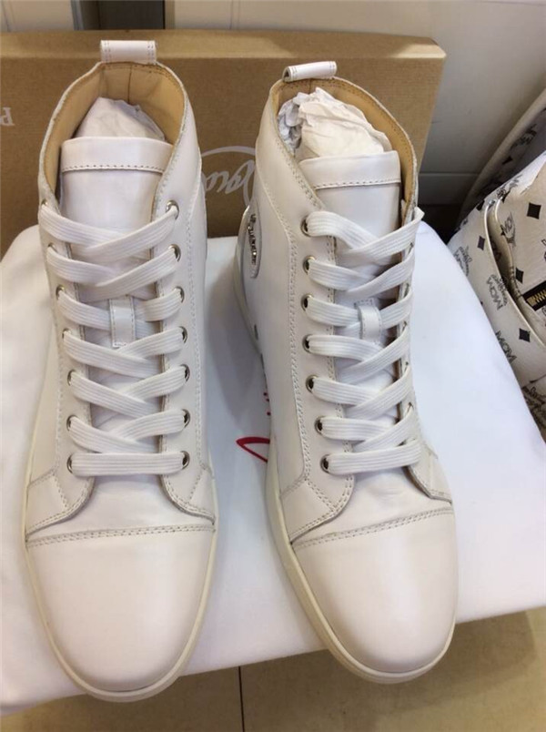 Super Max perfect Christian louboutin men′s sneaker white(with receipt)