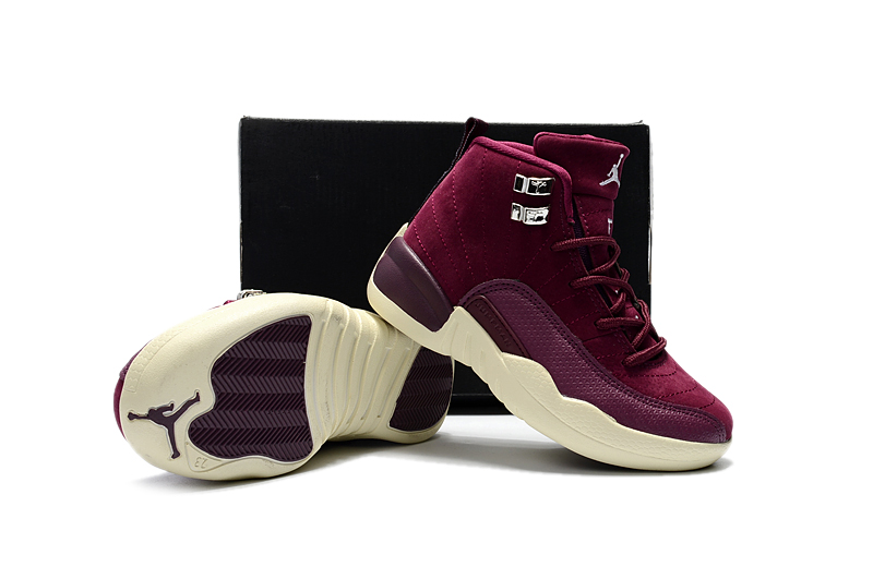 Jordan 12 kids shoes-022