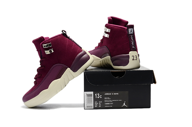 Jordan 12 kids shoes-022