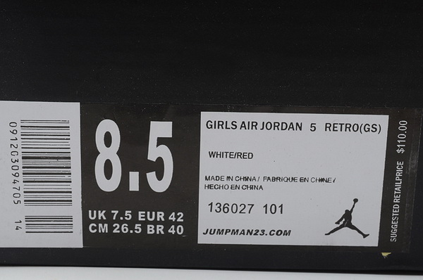 Jordan 5 shoes AAA Quality-026