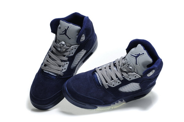 Jordan 5 suede women shoes-001