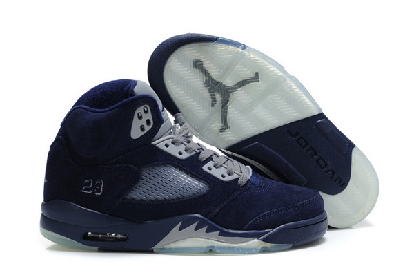 Jordan 5 suede women shoes-001