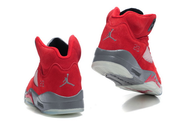 Jordan 5 suede women shoes-003