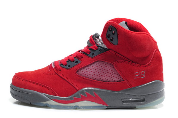 Jordan 5 suede women shoes-003