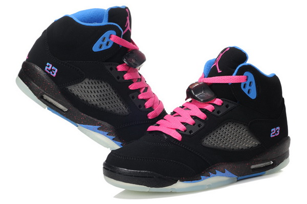 Jordan 5 suede women shoes-006