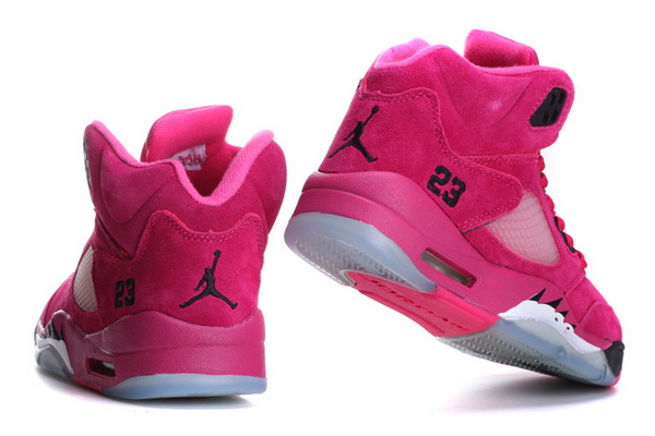 Jordan 5 suede women shoes-007