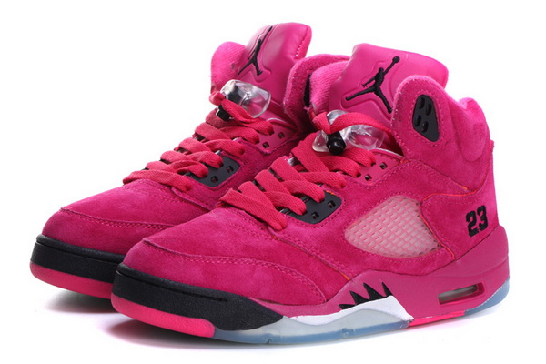 Jordan 5 suede women shoes-007