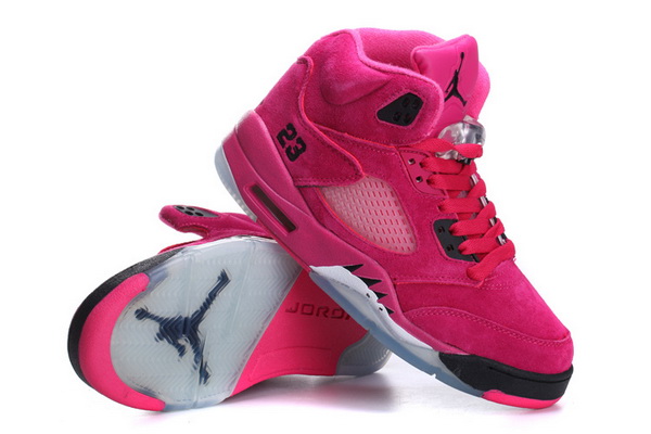 Jordan 5 suede women shoes-007