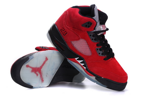 Jordan 5 suede women shoes-008