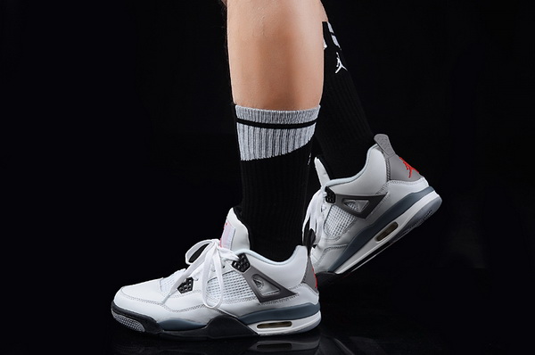 New Jordan 4 shoes AAA(with sock)-009