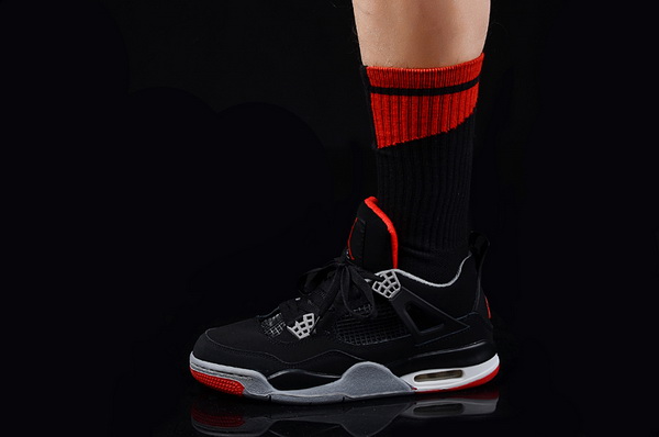 New Jordan 4 shoes AAA(with sock)-011