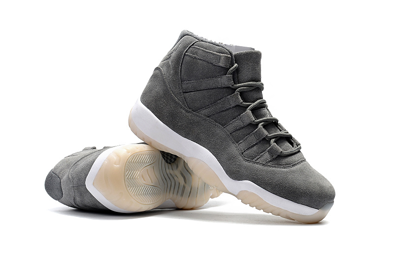 Perfect Air Jordan 11 Suede Grey