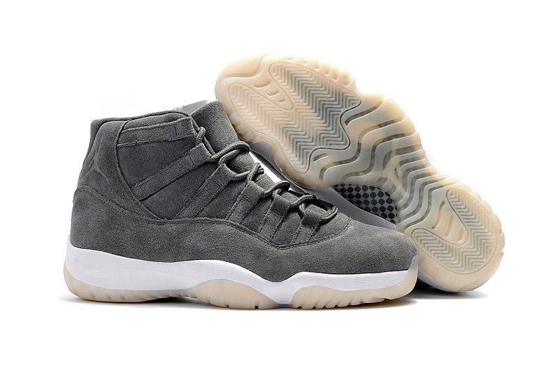 Perfect Air Jordan 11 Suede Grey