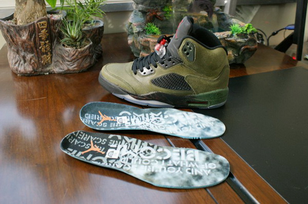 Perfect Air Jordan 5 Retro Fear Pack AAA