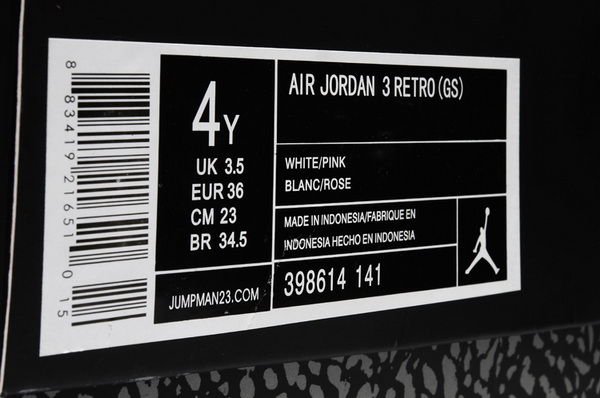 Perfect Jordan 3 women shoes-001