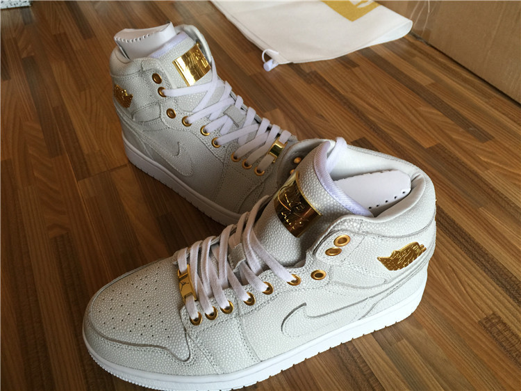 Super Max Air Jordan 1 Pinnacle White