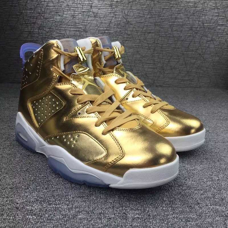 Super Max Air Jordan 6 Spike Lee Gold