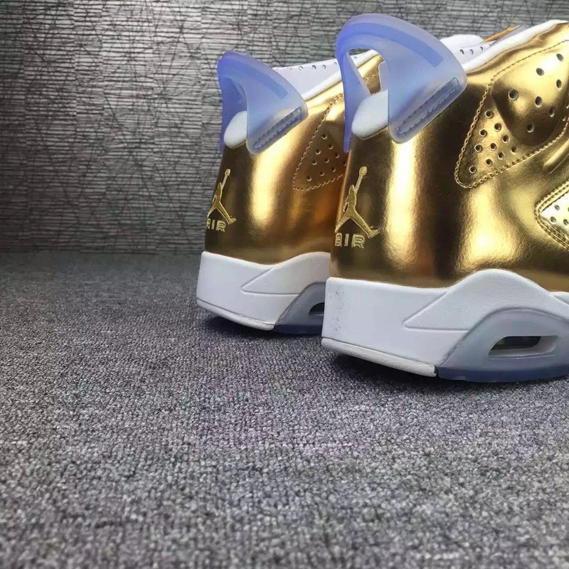 Super Max Air Jordan 6 Spike Lee Gold