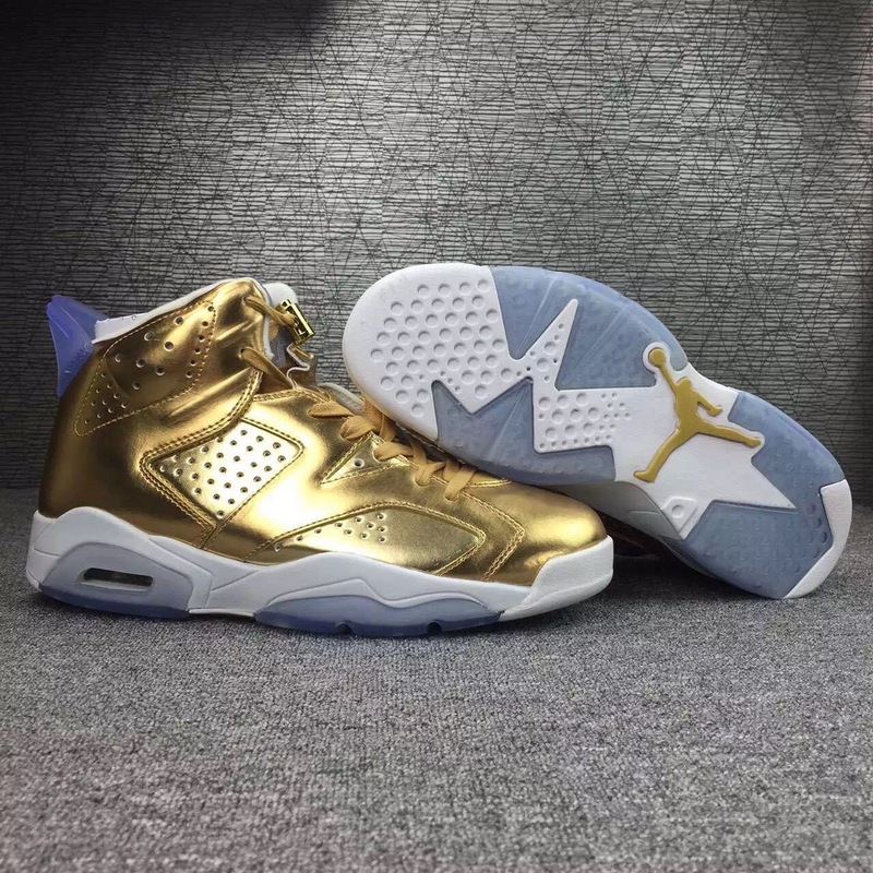 Super Max Air Jordan 6 Spike Lee Gold