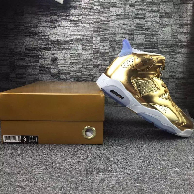 Super Max Air Jordan 6 Spike Lee Gold