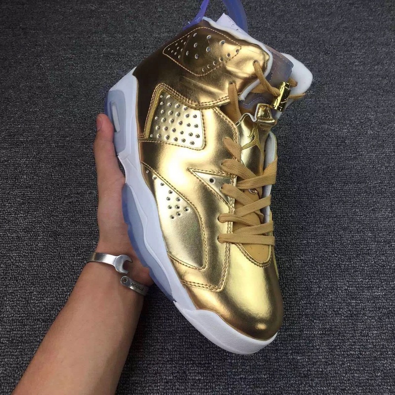 Super Max Air Jordan 6 Spike Lee Gold