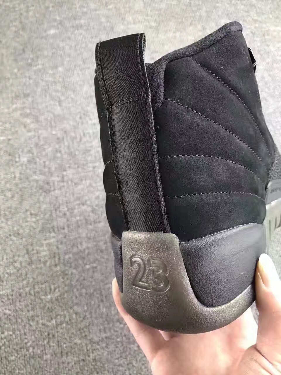 Super Max Peferct Jordan 12 OVO Black