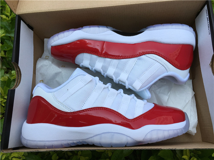 Super Max Perfect Air Jordan 11 Low GS Varsity Red