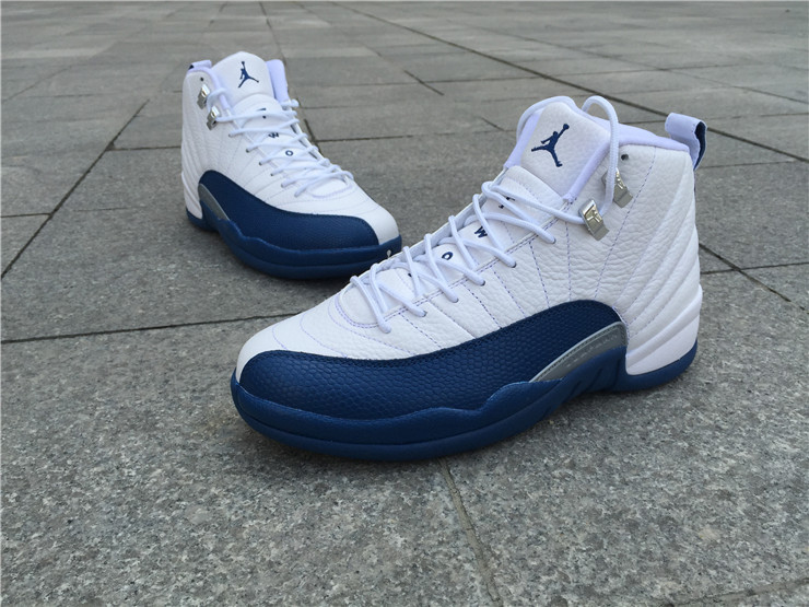 Super Max Perfect Air Jordan 12 French Blue