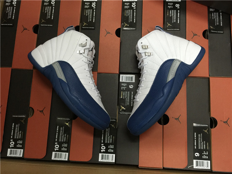 Super Max Perfect Air Jordan 12 French Blue