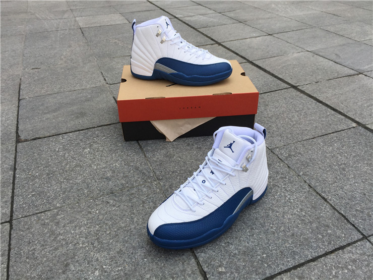 Super Max Perfect Air Jordan 12 French Blue