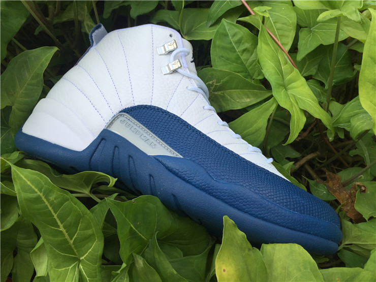 Super Max Perfect Air Jordan 12 French Blue