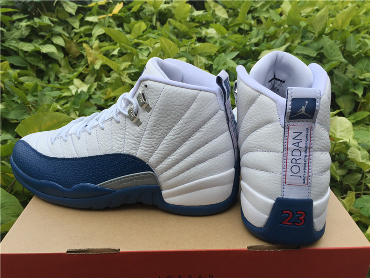 Super Max Perfect Air Jordan 12 French Blue