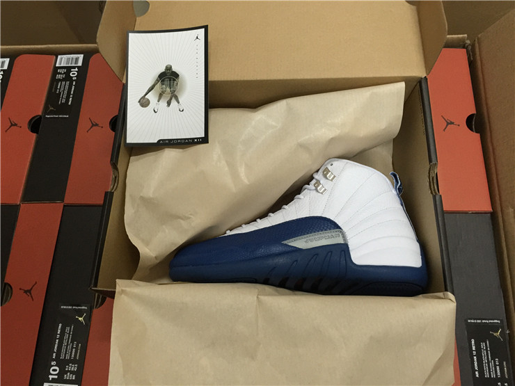 Super Max Perfect Air Jordan 12 French Blue