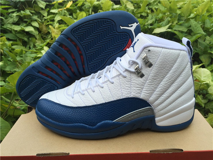 Super Max Perfect Air Jordan 12 French Blue