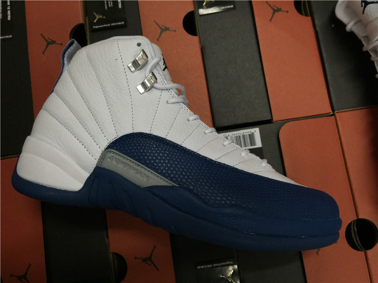 Super Max Perfect Air Jordan 12 French Blue