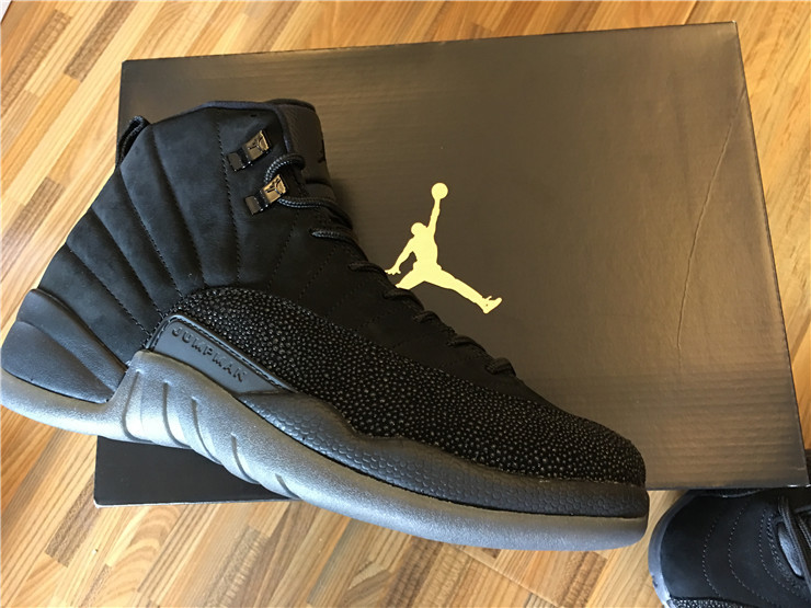 Super Max Perfect Air Jordan 12 OVO Black